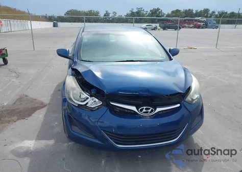 2015 Hyundai Elantra Se from USA, damaged, VIN KMHDH4AE3FU442747